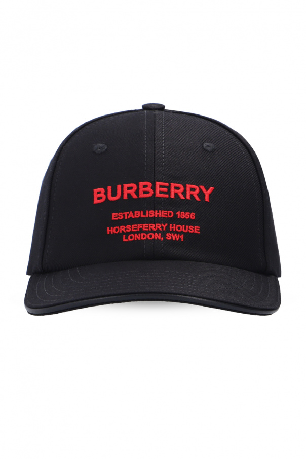 Burberry A1189 BLACK Natural Veg Cotton Black reversible bucket hat from Burberry